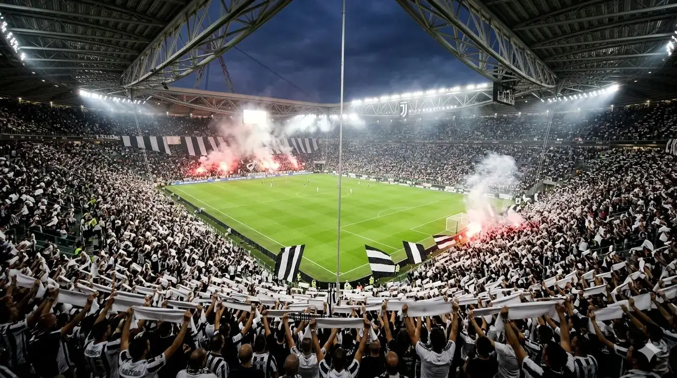 Juventus vs AC Milan at the Allianz Stadium Turin, Serie A.