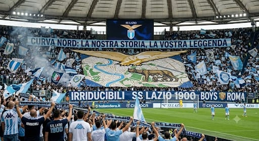 SS Lazio vs AC Milan at Stadio Olimpico, Rome, Serie A.
