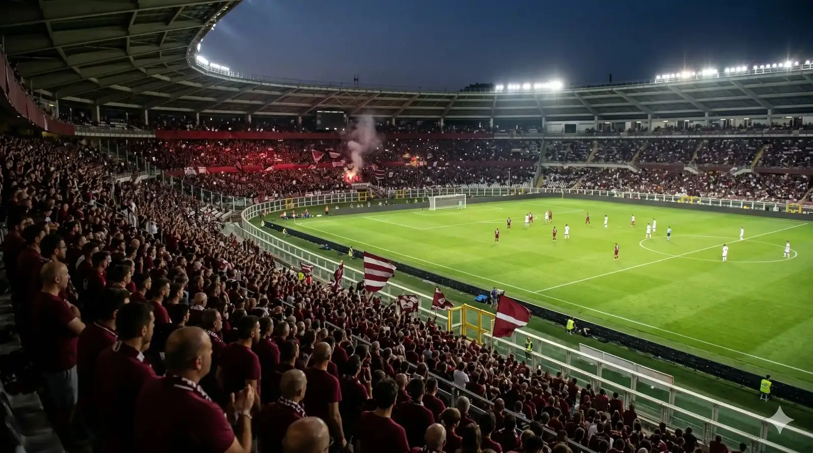Torino vs AC Milan at Stadio Olimpico Grande Torino, Turin, Serie A.