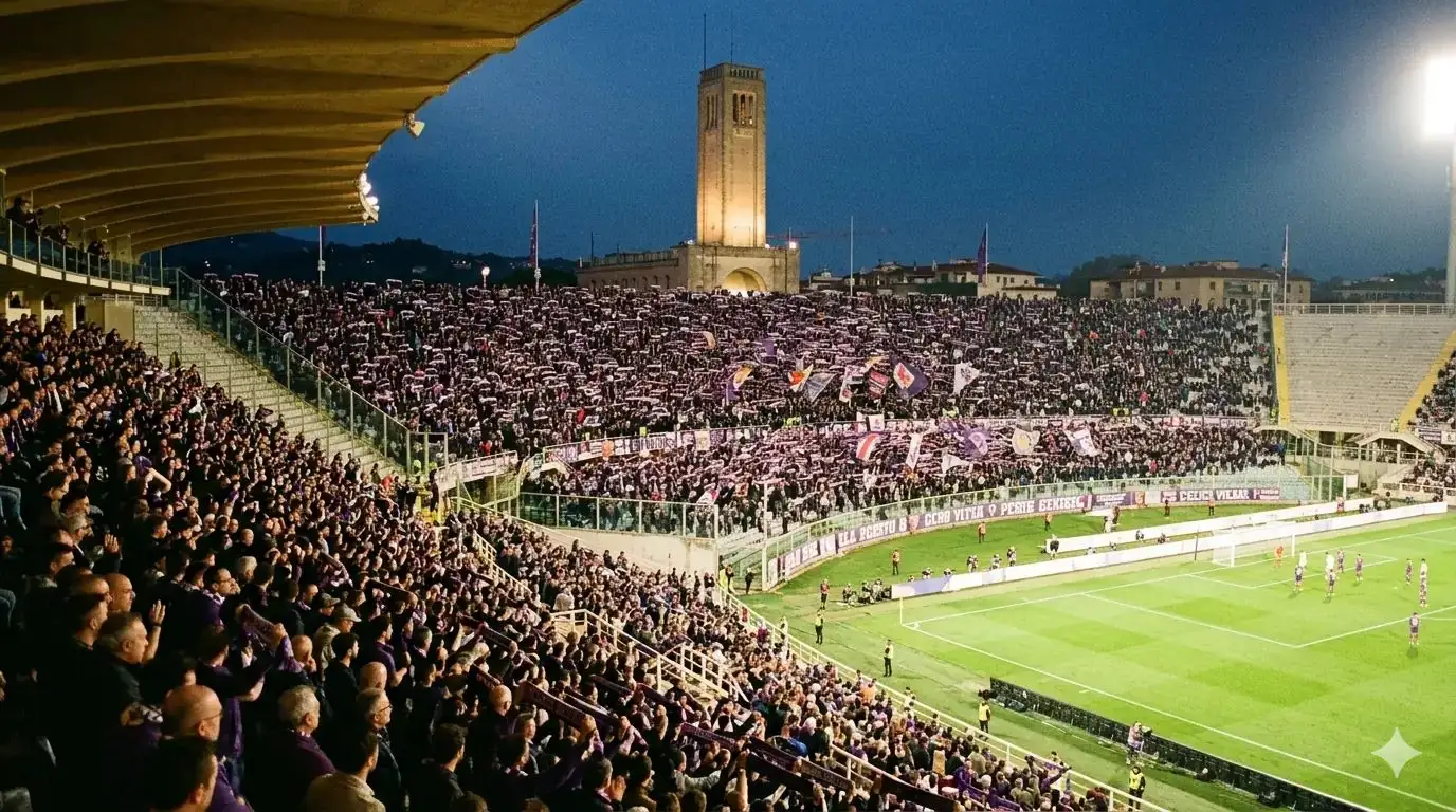 Fiorentina vs Napoli at the Stadio Artemio Franchi, Florence, Serie A.