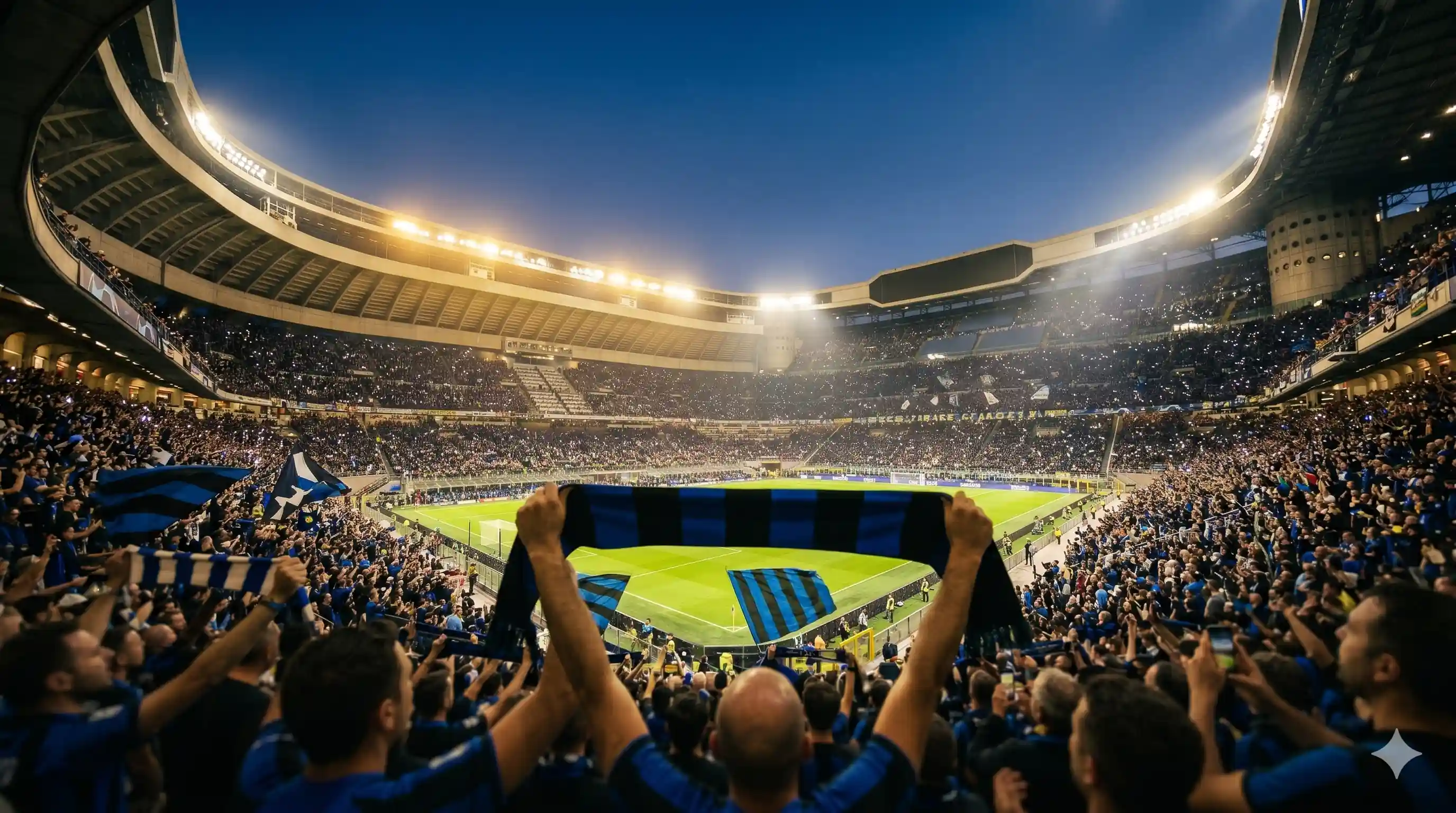 Inter Milan vs Parma at San Siro in Milan, Serie A match.
